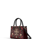 "Romeo And Juliet" Poison Rose Small Leather Handbag