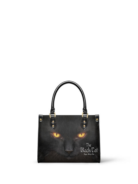 "The Black Cat" Small Leather Handbag