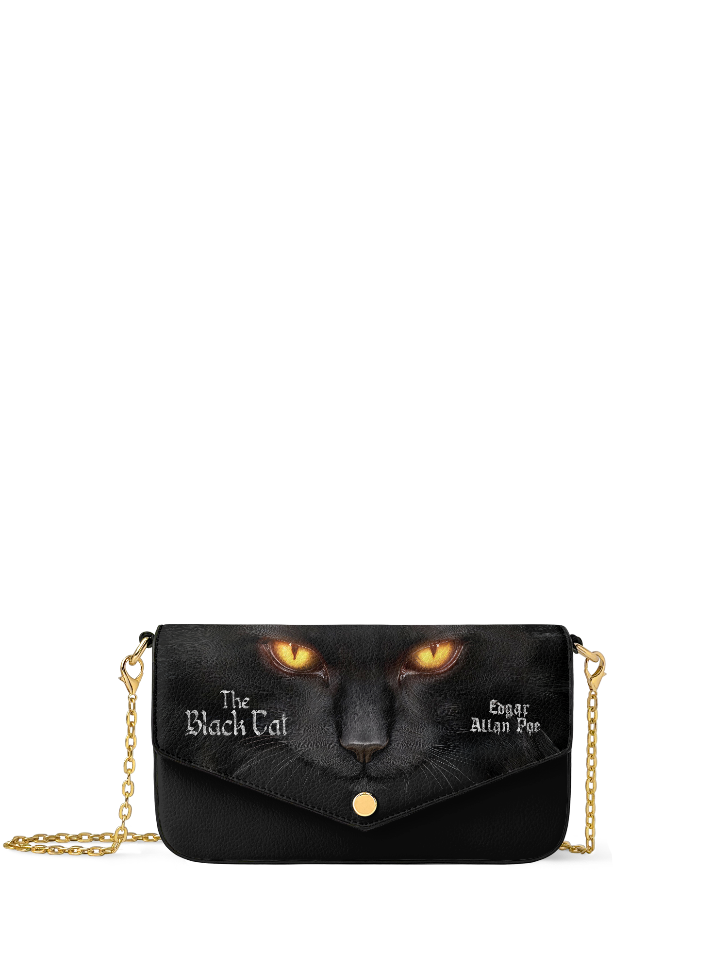 "The Black Cat" Envelope Chain Crossbody Bag - NEW WORKSHOP SALE