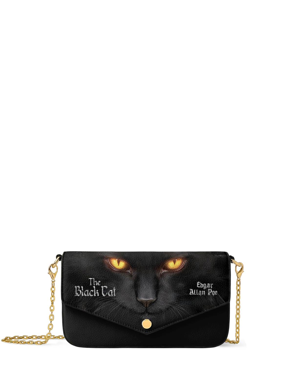 "The Black Cat" Envelope Chain Crossbody Bag - EVERMORE DEAL