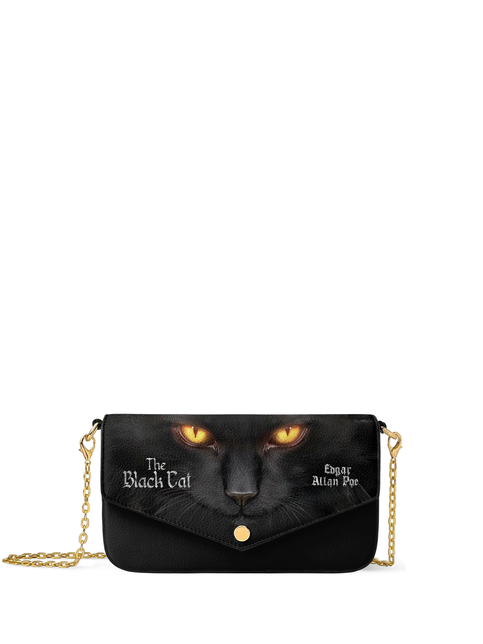 "The Black Cat" Envelope Chain Crossbody Bag - NEW WORKSHOP SALE