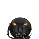"The Black Cat" Circle Crossbody Bag