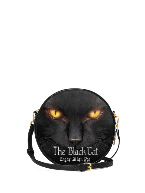 "The Black Cat" Circle Crossbody Bag