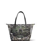 "The Call Of Cthulhu" Leather Tote Bag