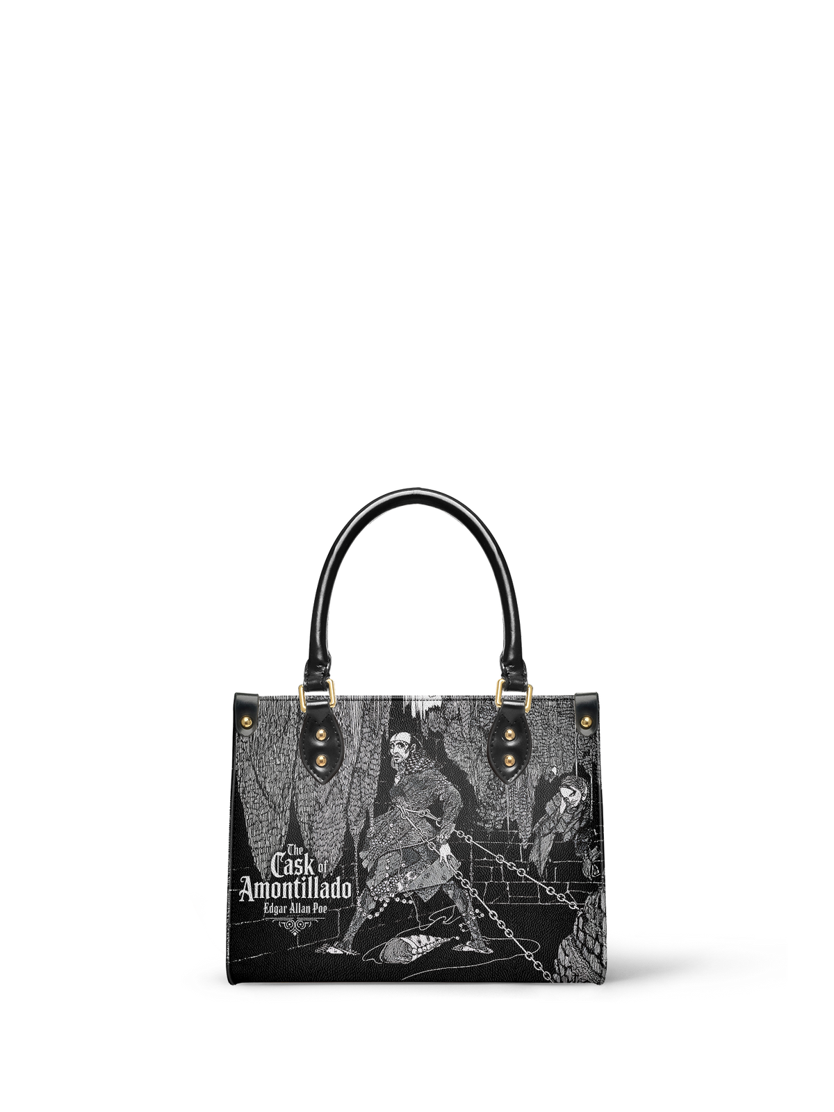 "The Cask Of Amontillado" Small Leather Handbag - EVERMORE DEAL