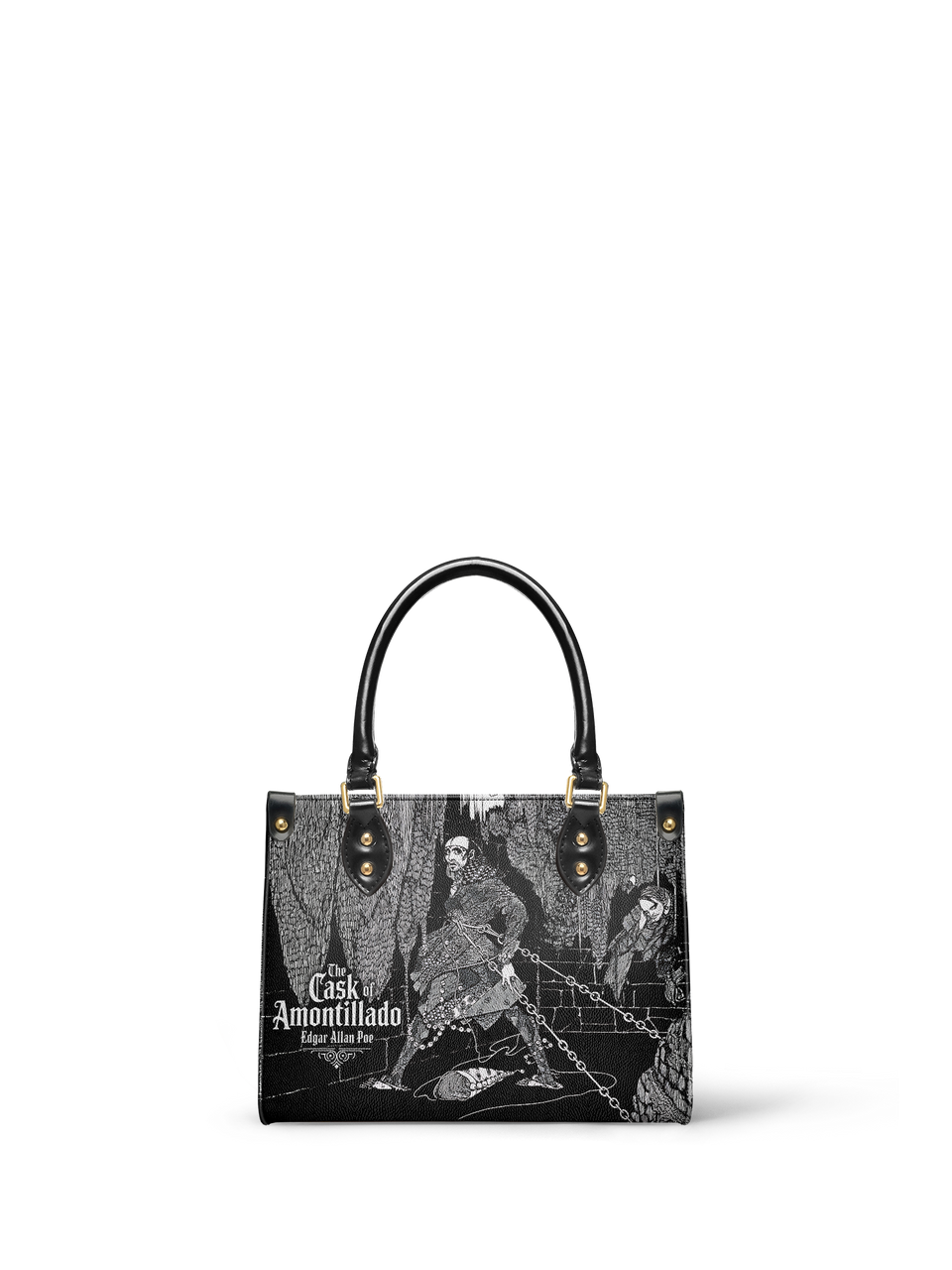 "The Cask Of Amontillado" Small Leather Handbag - NEW WORKSHOP SALE