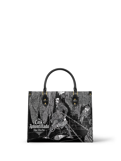 "The Cask Of Amontillado" Leather Handbag