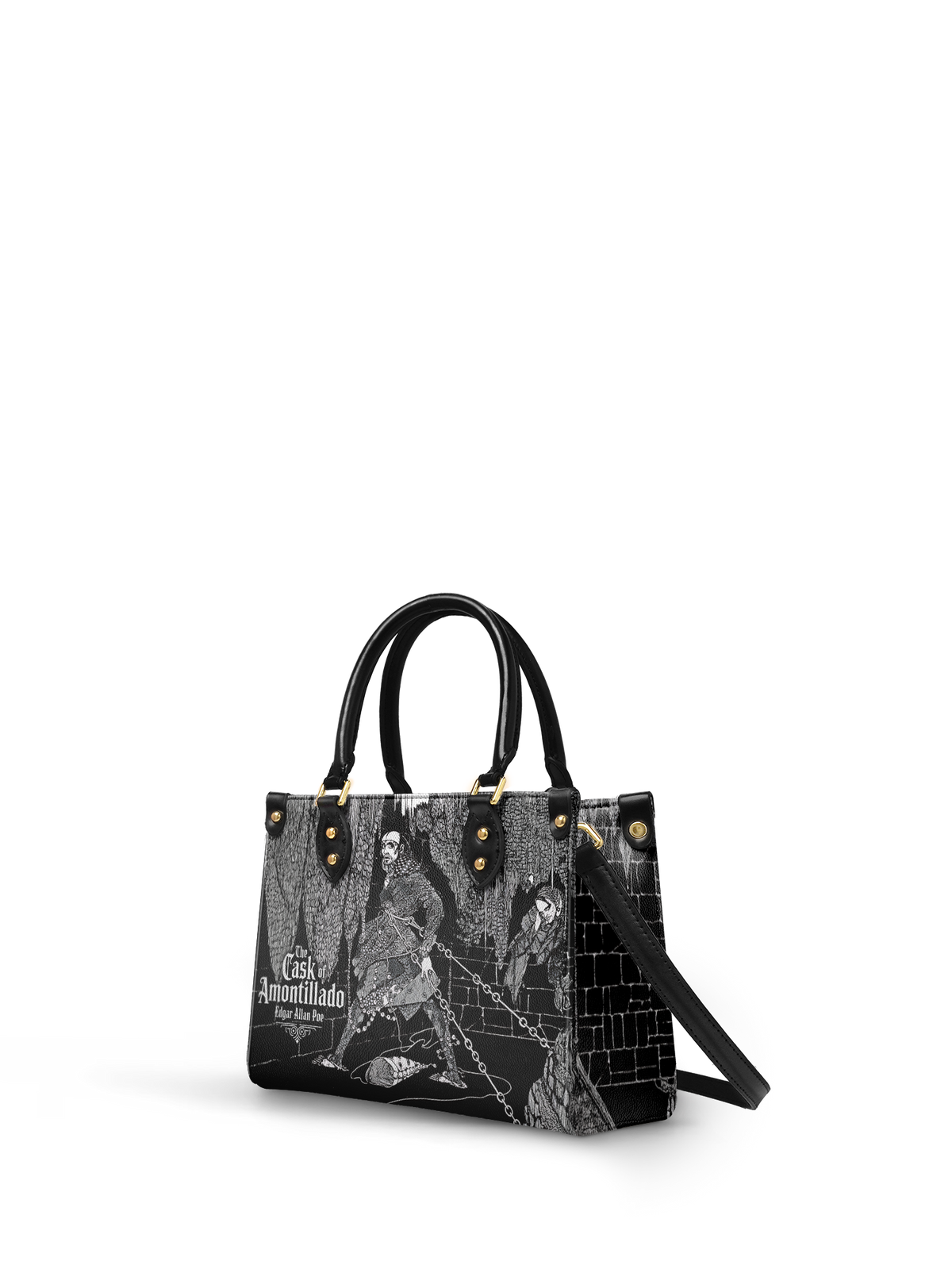"The Cask Of Amontillado" Small Leather Handbag - EVERMORE DEAL