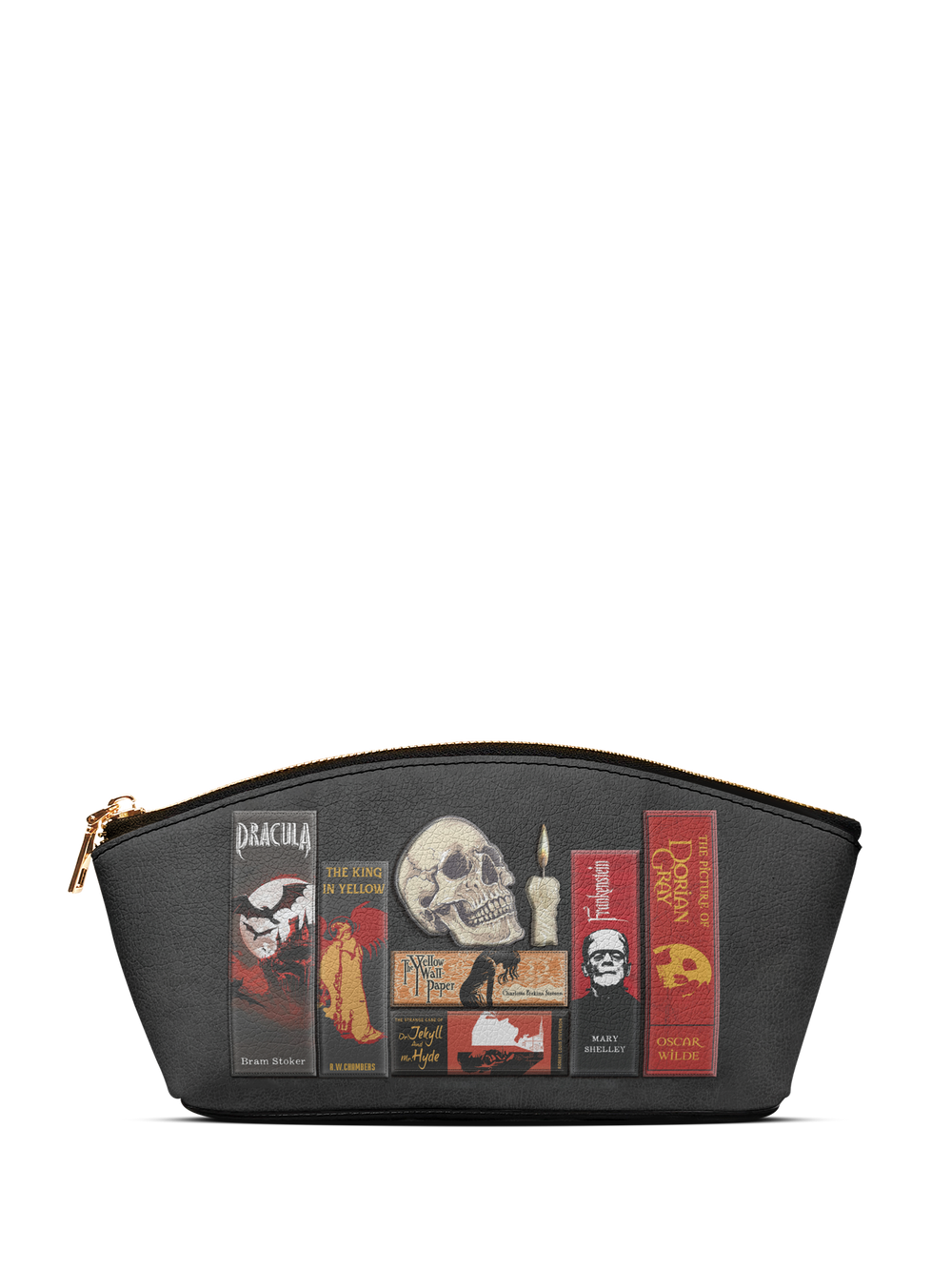 "The Codex of Gothic Tales" Deadlight Black Eclipse Makeup Bag