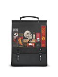 "The Codex of Gothic Tales" Deadlight Black Leather Backpack