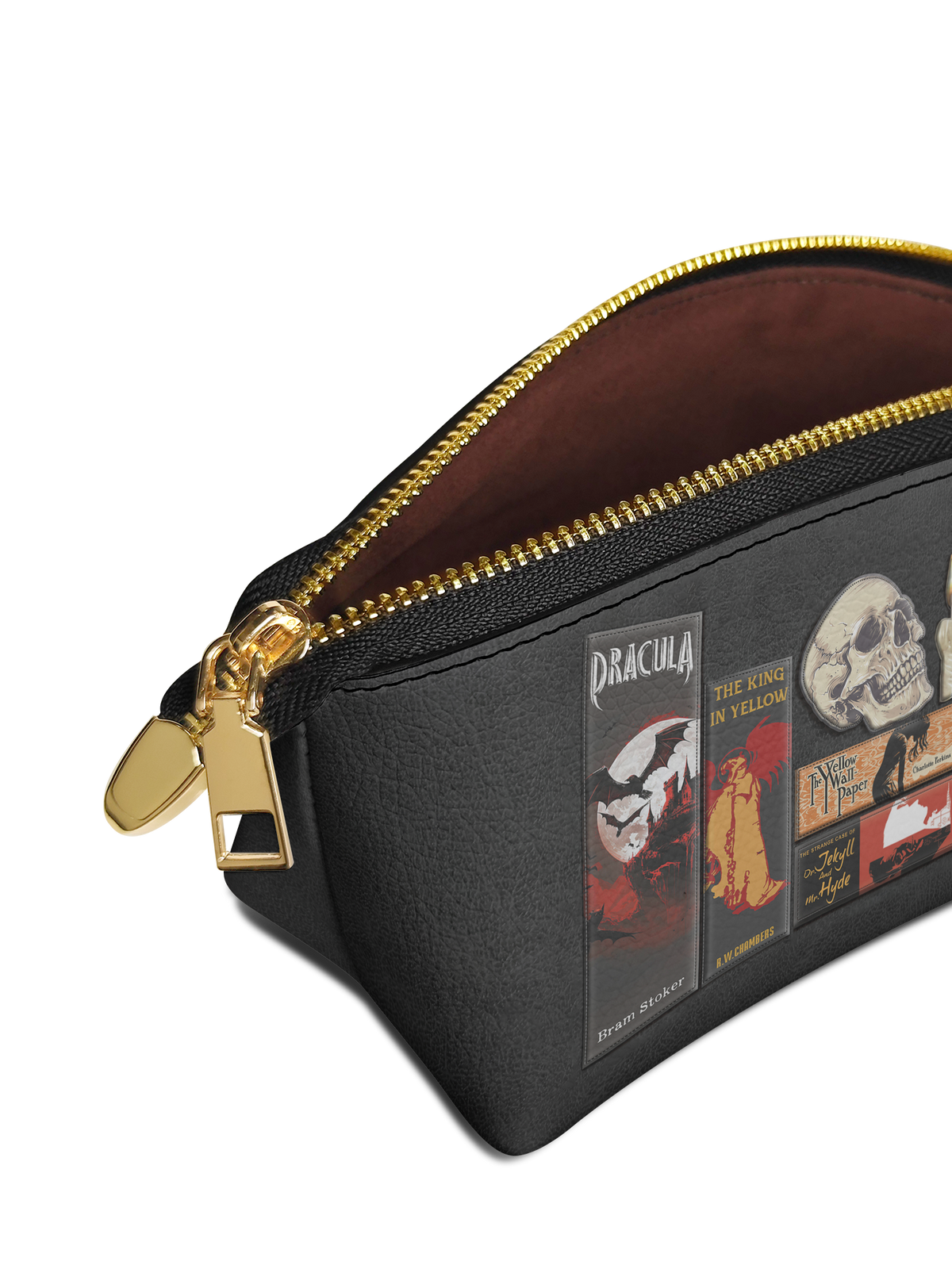 "The Codex of Gothic Tales" Deadlight Black Eclipse Makeup Bag - EVERMORE DEAL