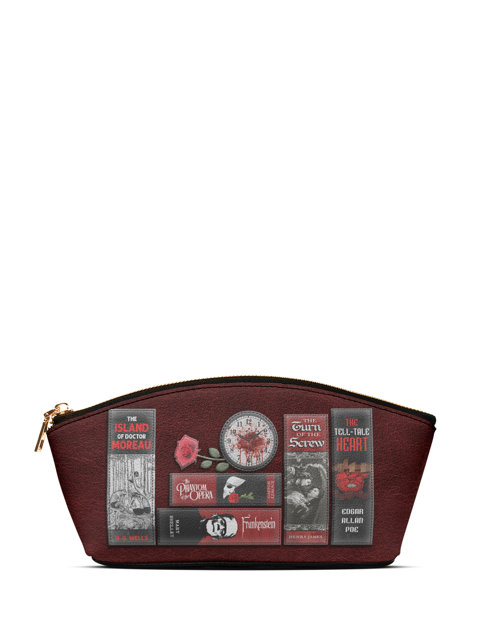 "The Crimson Codex" Eclipse Makeup Bag