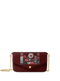 "The Crimson Codex" Envelope Chain Crossbody Bag - FALL CLEARANCE DEAL