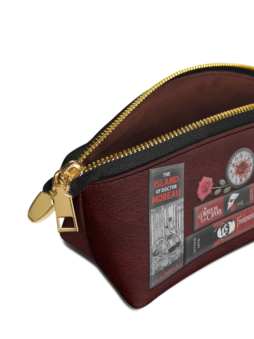 "The Crimson Codex" Eclipse Makeup Bag