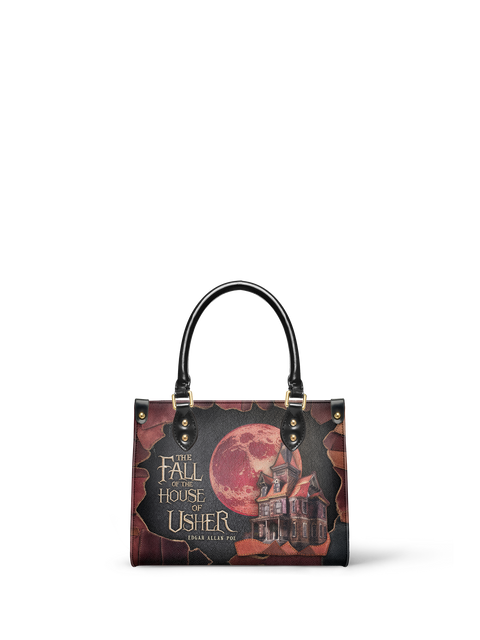 "The Fall Of The House Of Usher" Small Leather Handbag