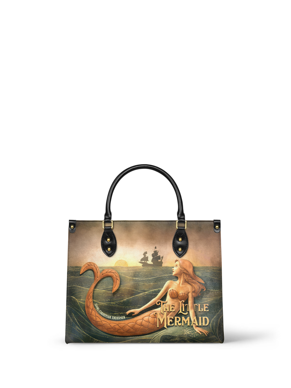 "Mermaid’s Sacrifice" - Brown Interior - Leather Handbag