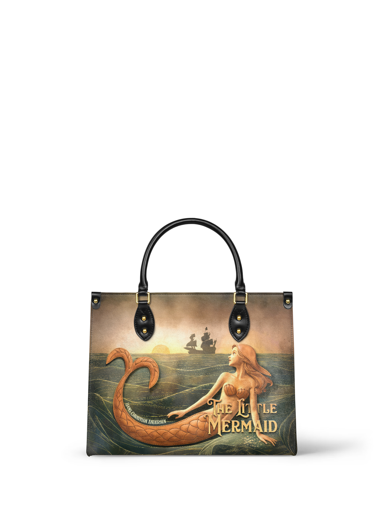 "Mermaid’s Sacrifice" - Brown Interior - Leather Handbag
