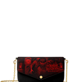 "The Masque Of The Red Death" Envelope Chain Crossbody Bag