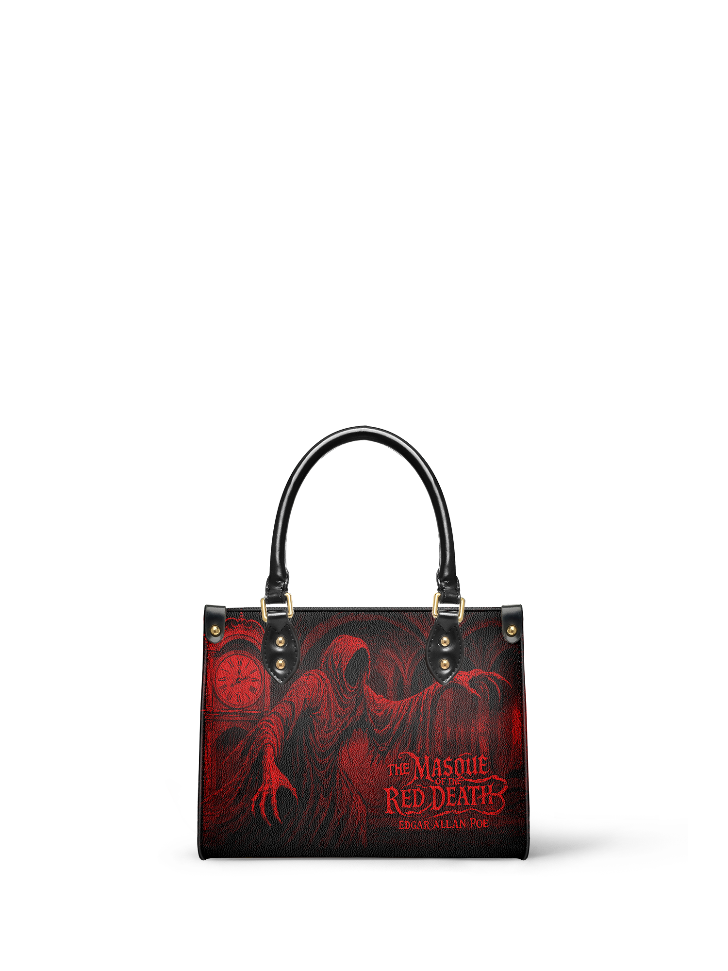 "The Masque Of The Red Death" Small Leather Handbag - NEW WORKSHOP SALE
