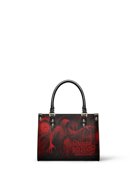 "The Masque Of The Red Death" Small Leather Handbag - NEW WORKSHOP SALE