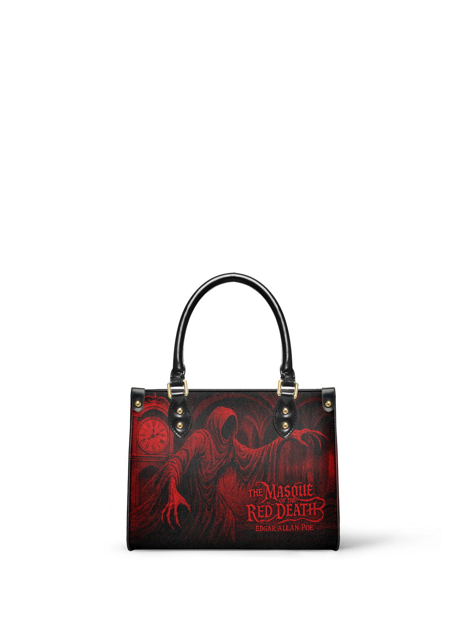"The Masque Of The Red Death" Small Leather Handbag - NEW WORKSHOP SALE