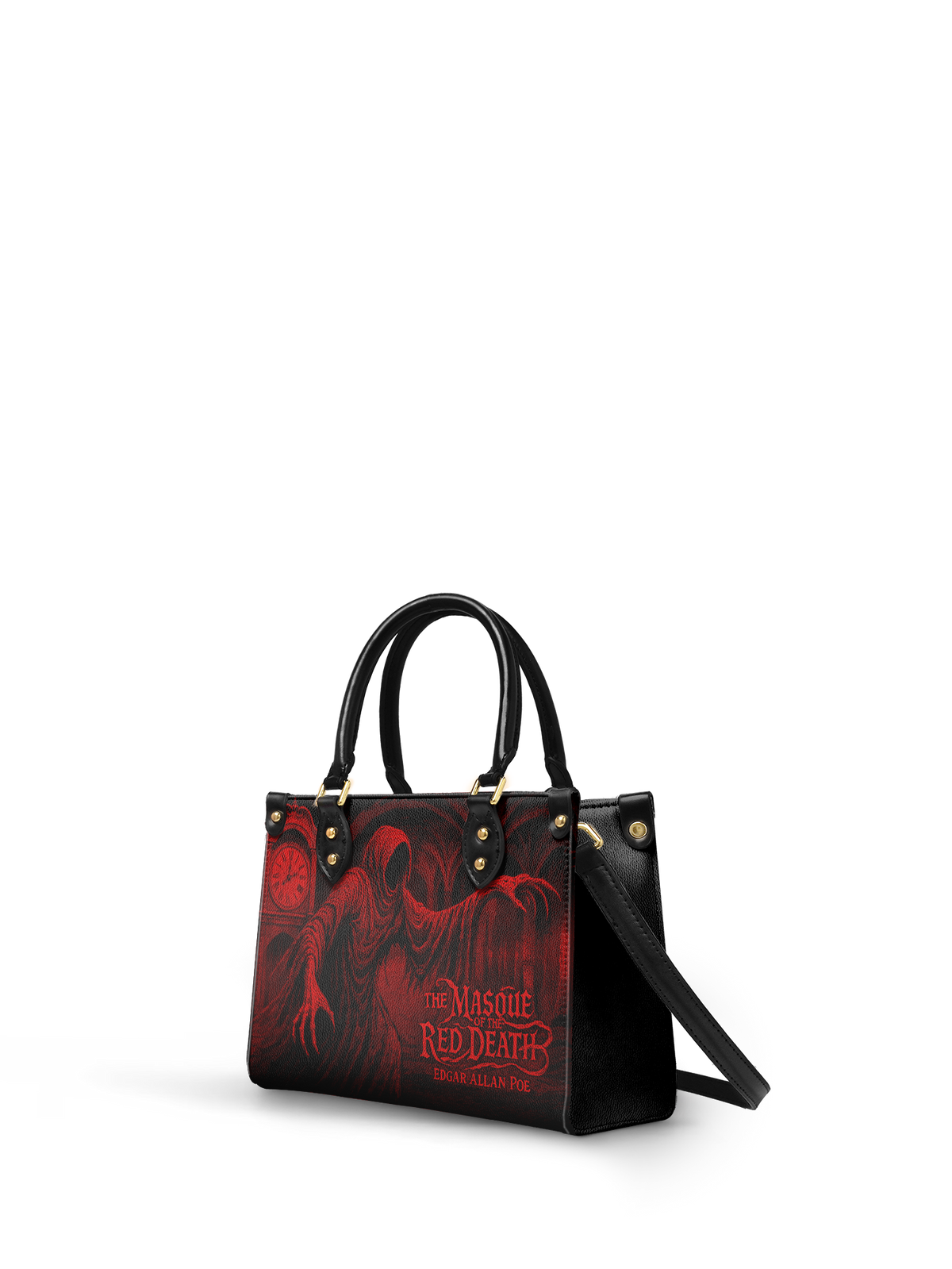 "The Masque Of The Red Death" Small Leather Handbag - FALL CLEARANCE DEAL
