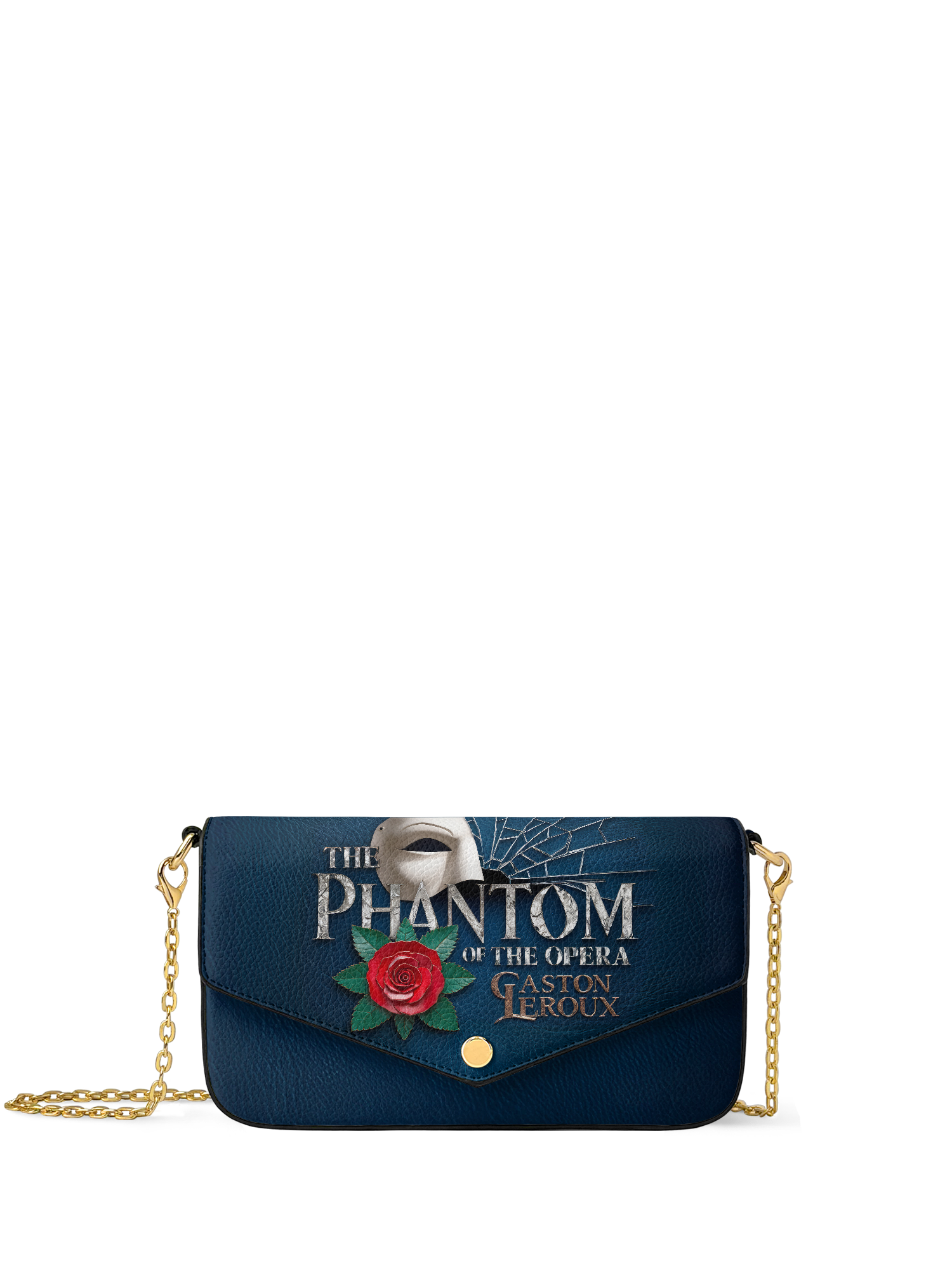 "The Phantom Of The Opera" Envelope Chain Crossbody Bag - NEW WORKSHOP SALE