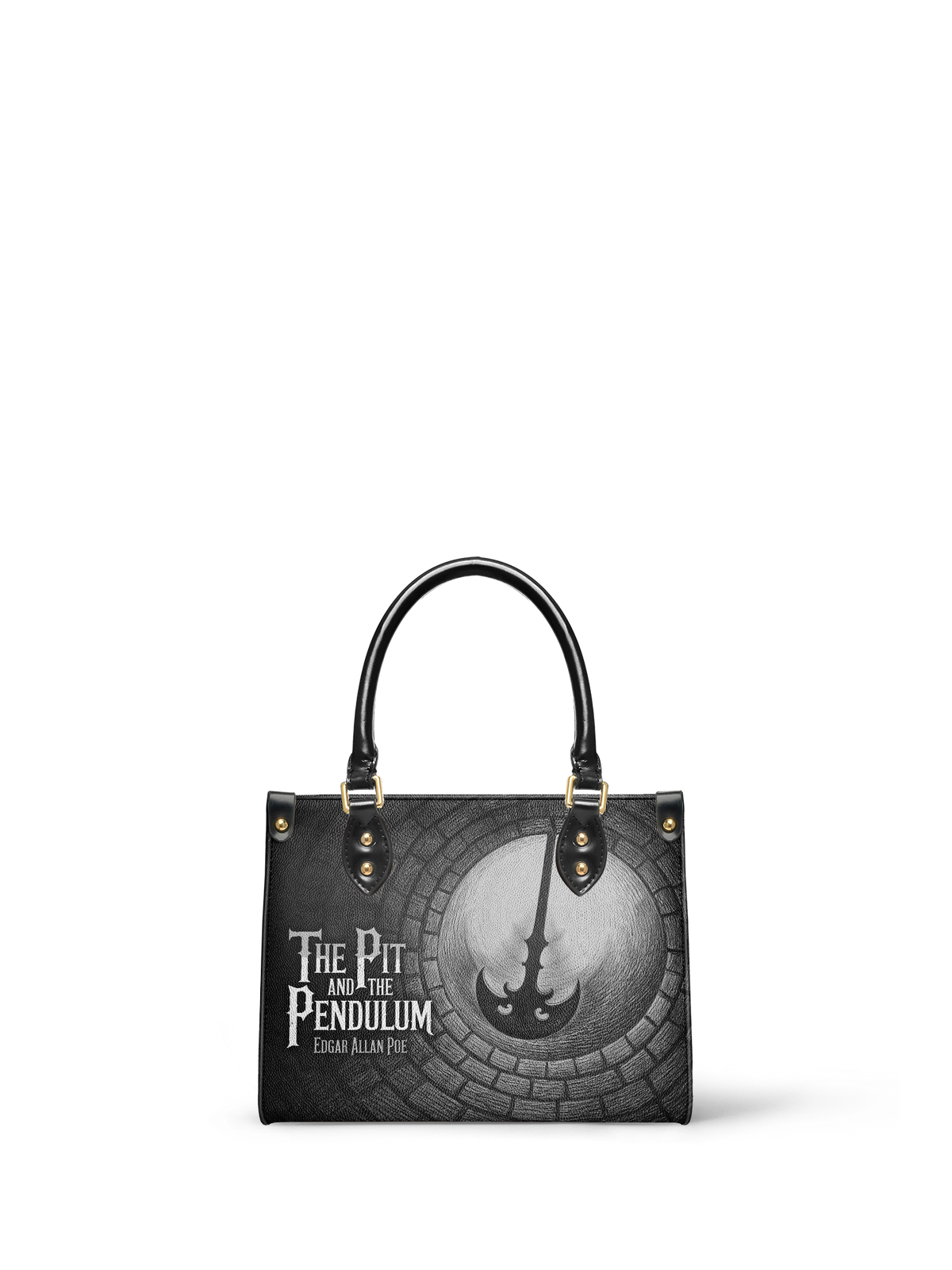 "The Pit And The Pendulum" Small Leather Handbag - FALL CLEARANCE DEAL