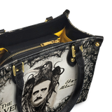 "The Raven" Small Leather Handbag