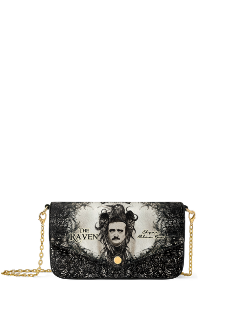 "The Raven" Envelope Chain Crossbody Bag - NEW WORKSHOP SALE
