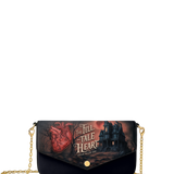 "The Tell-Tale Heart" Envelope Chain Crossbody Bag - CLEAROUT