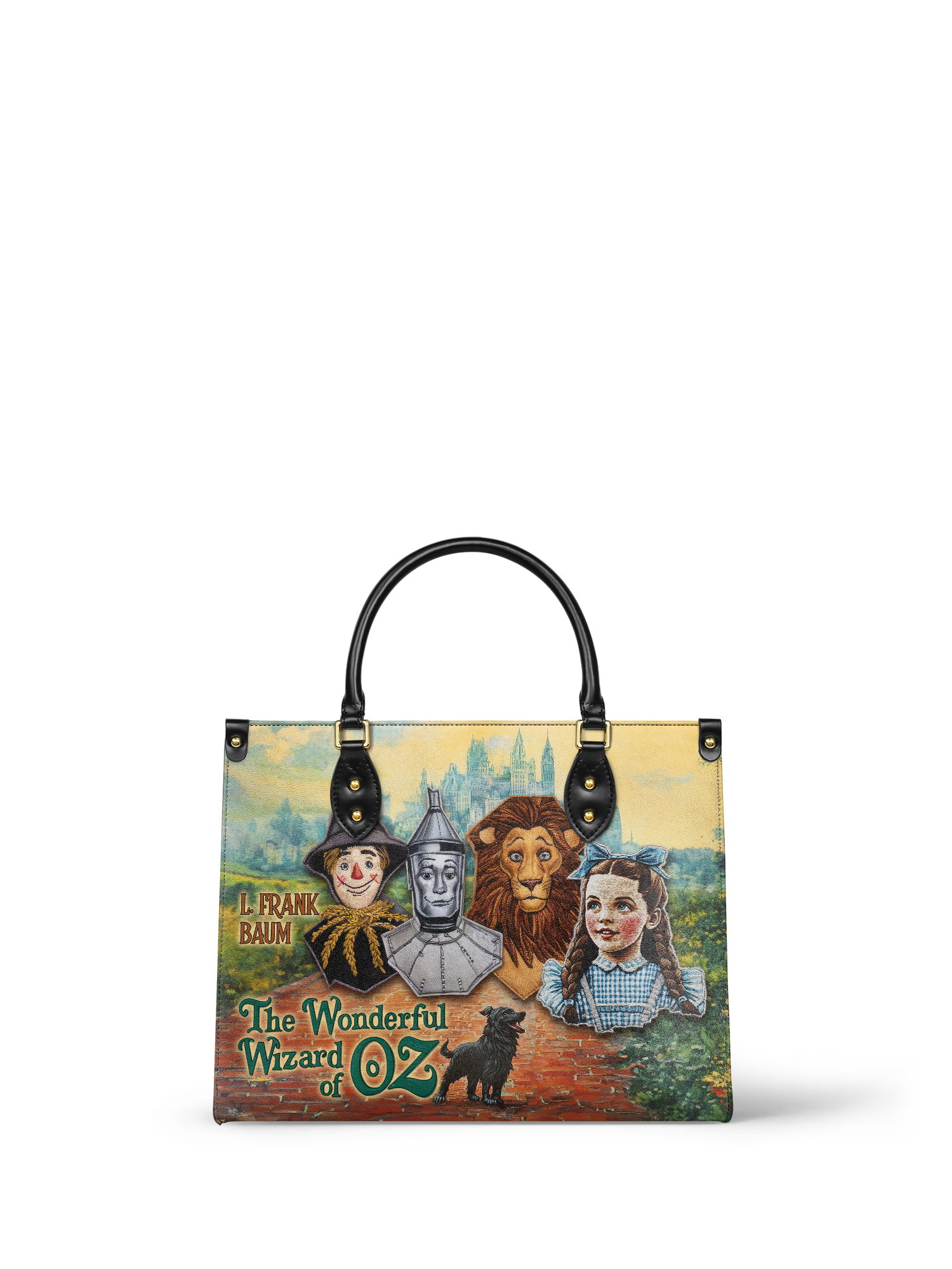 "Emerald City Dream" - Brown Interior - Leather Handbag