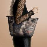 "Lenore" Leather Tote Bag
