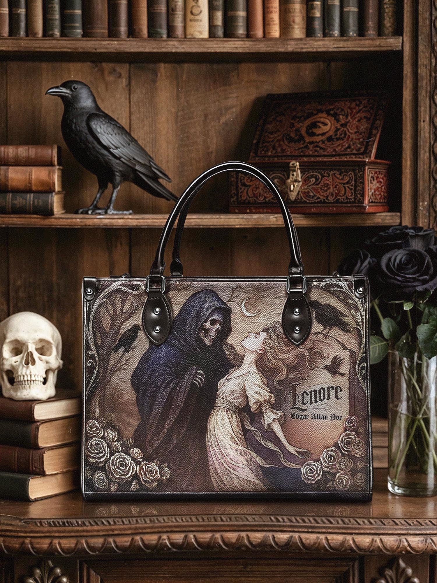 "Lenore" - Brown Interior - Leather Handbag