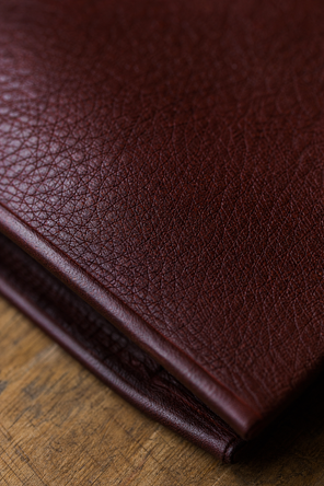 Macro photograph of leather grain