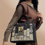 Poe's Library Black Leather Handbag Deal