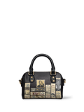 "Poe's Library" Ashen Black Mini Satchel