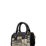 "Poe's Library" Ashen Black Mini Satchel