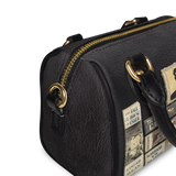 "Poe's Library" Ashen Black Mini Satchel