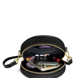 "Poe's Library" Ashen Black Circle Crossbody Bag Deal