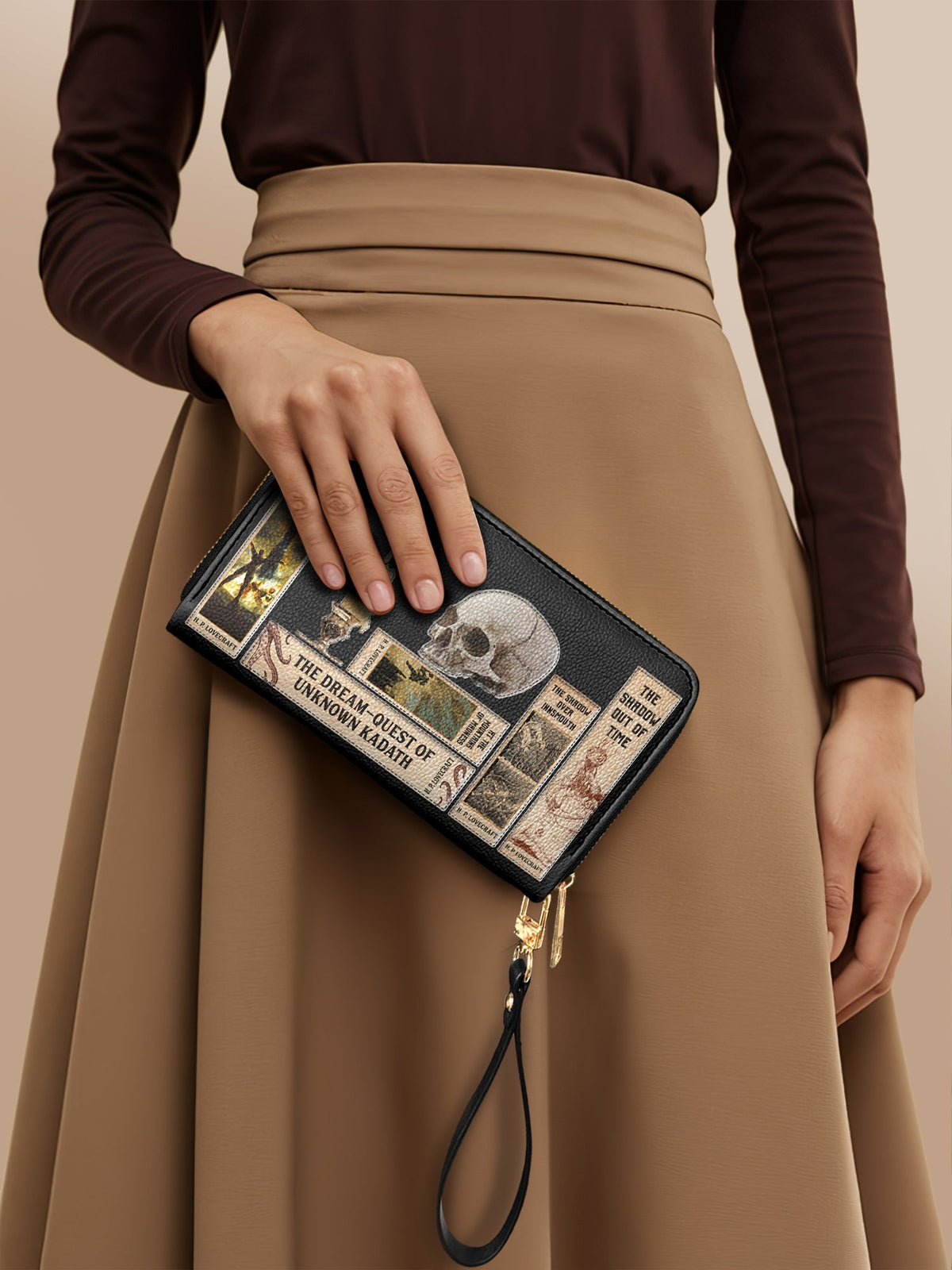 Lovecraftian Black Wallet - FALL DEAL