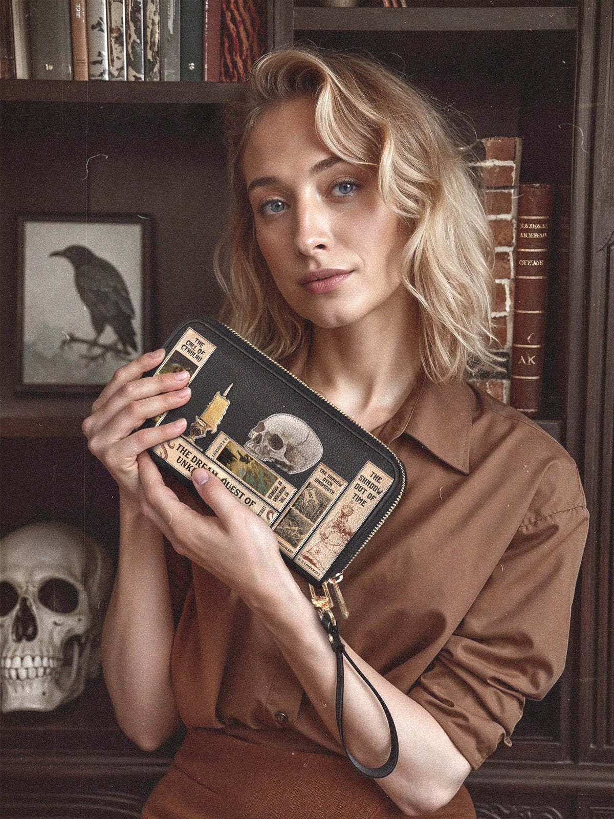 Lovecraftian Black Wallet - FALL DEAL