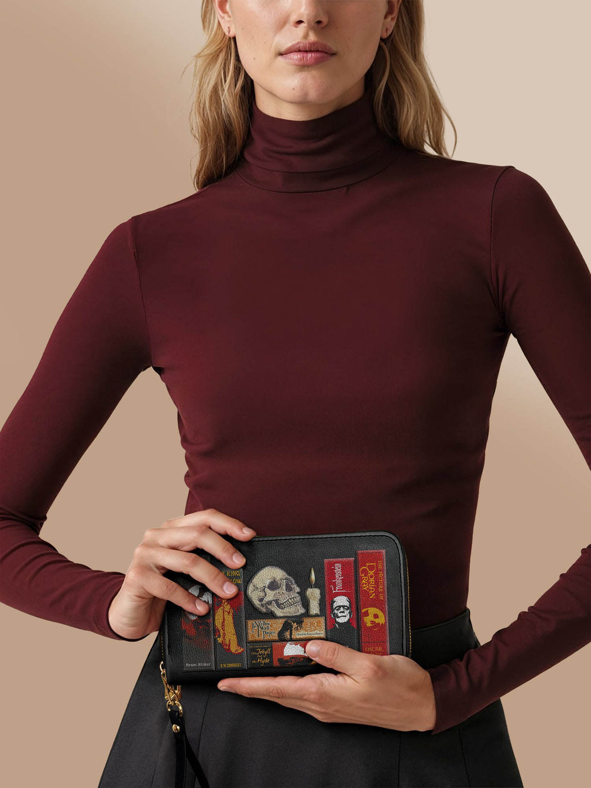 "The Codex of Gothic Tales" Deadlight Black Wallet - FALL DEAL