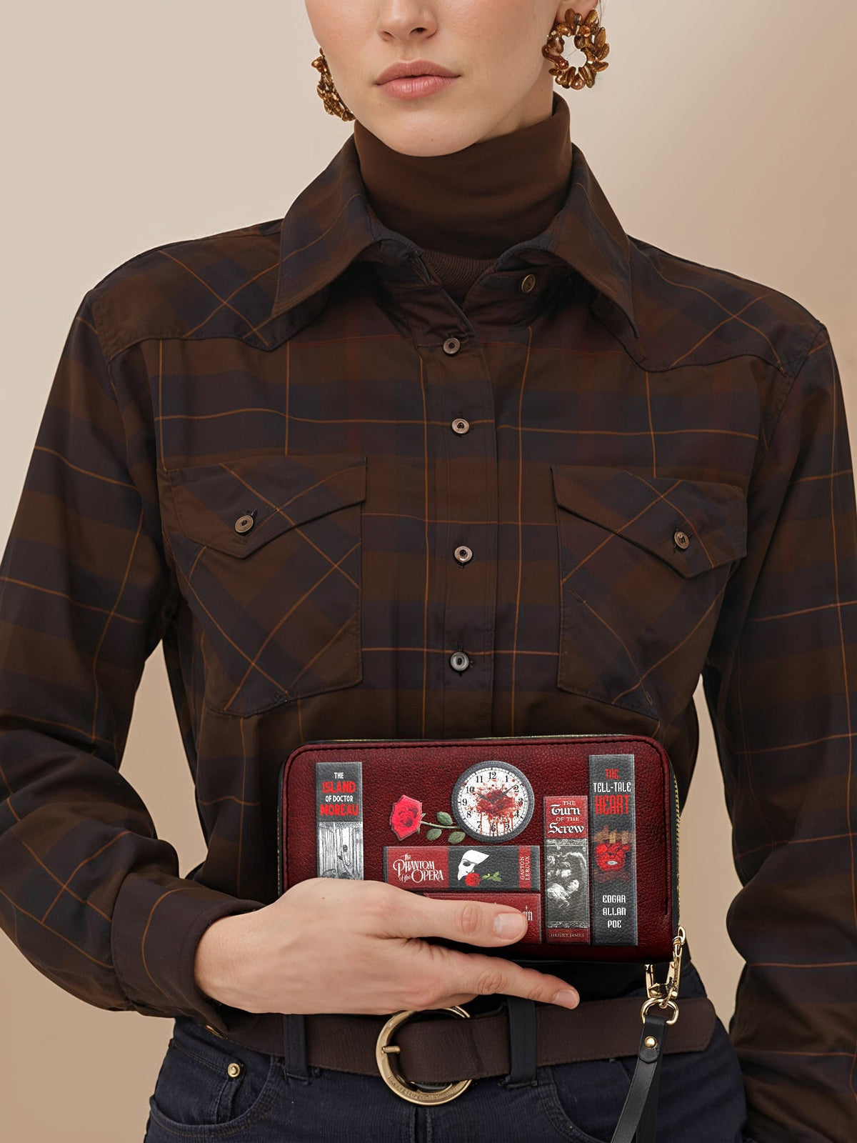 "The Crimson Codex" Wallet - FALL DEAL