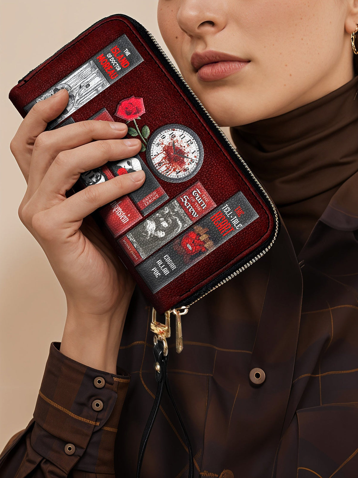 "The Crimson Codex" Wallet - FALL DEAL