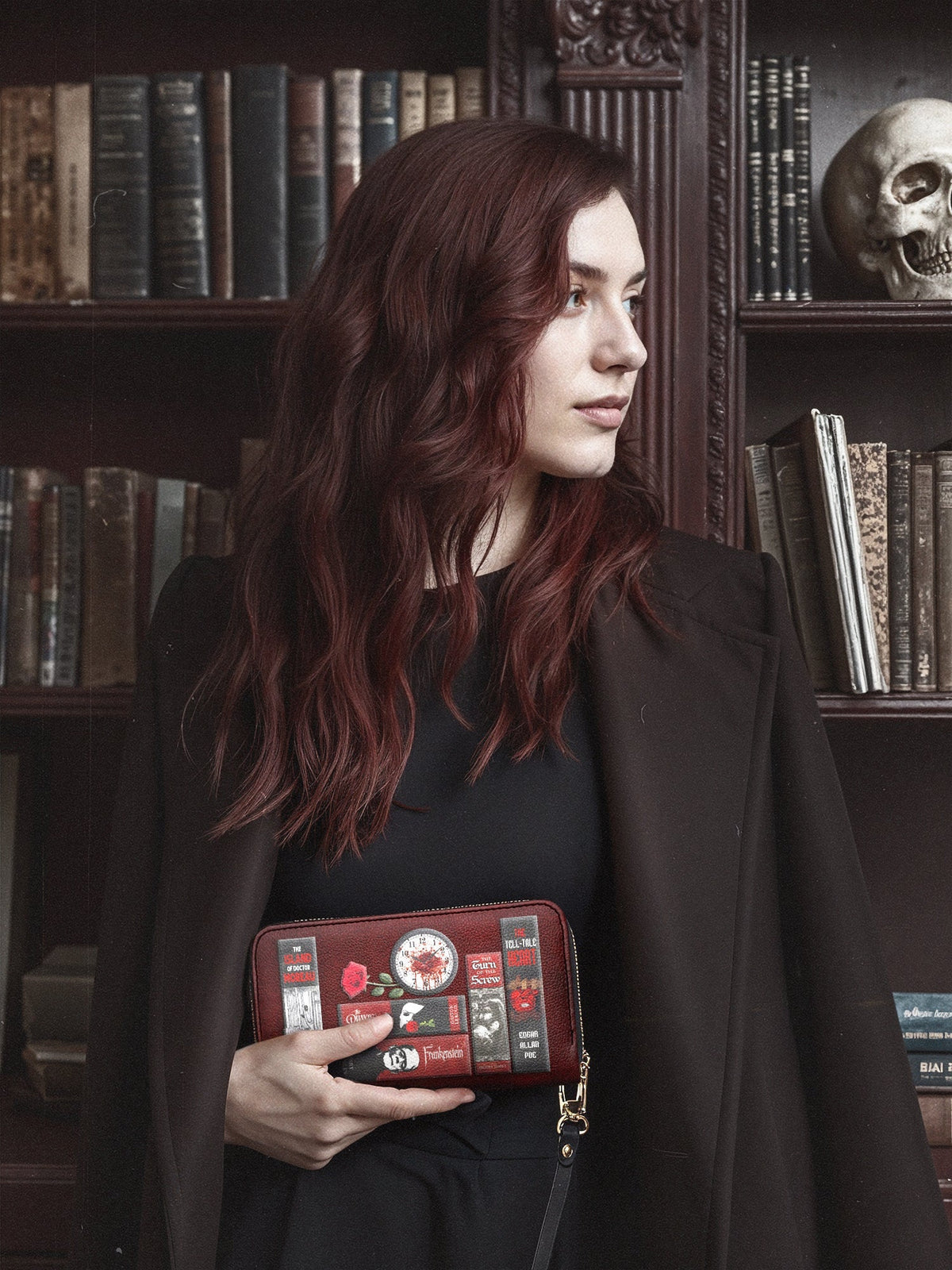 "The Crimson Codex" Wallet - FALL DEAL