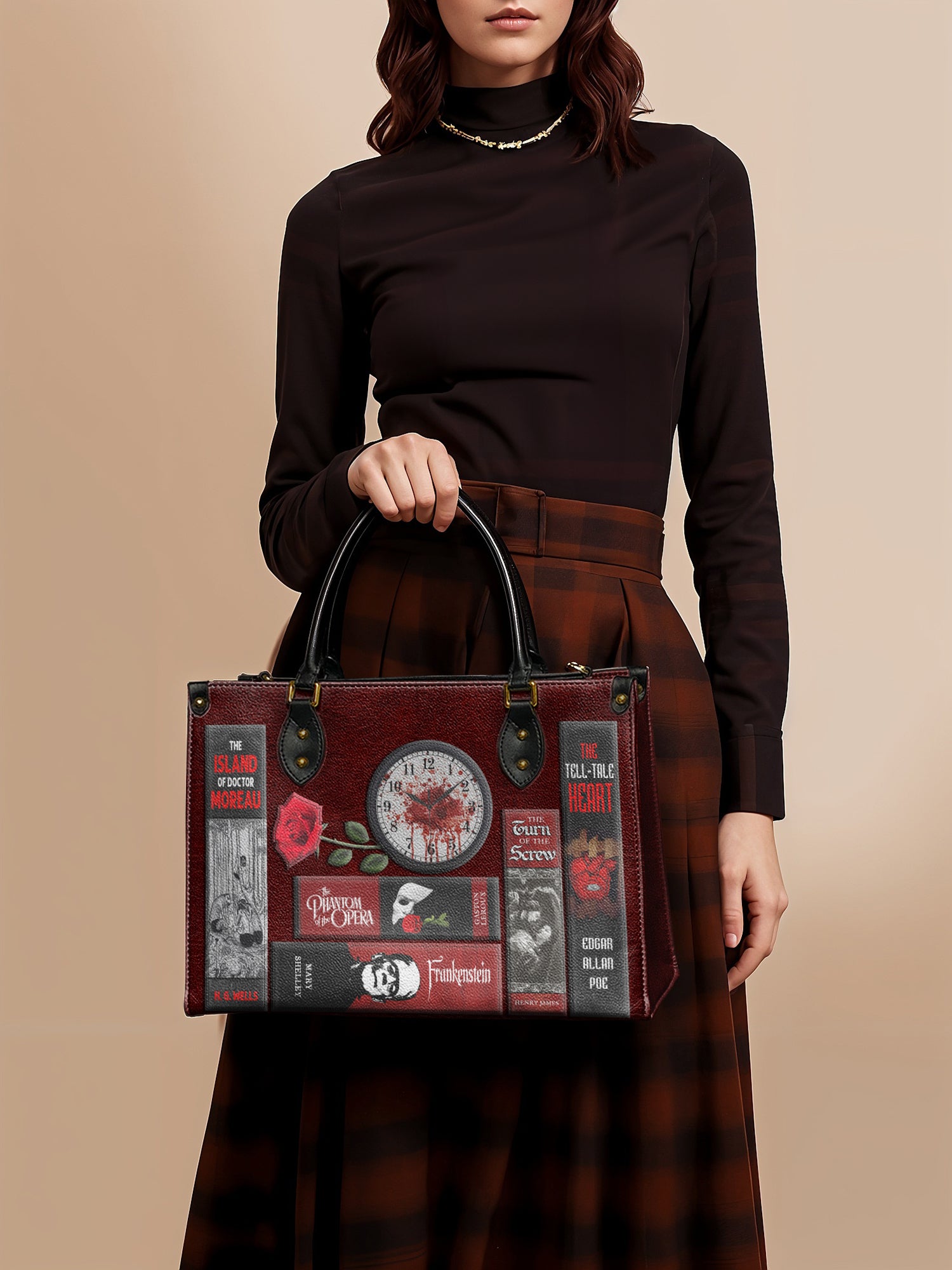 The Crimson Codex Leather Handbag Deal