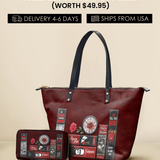 The Crimson Codex Leather Tote Bag Deal