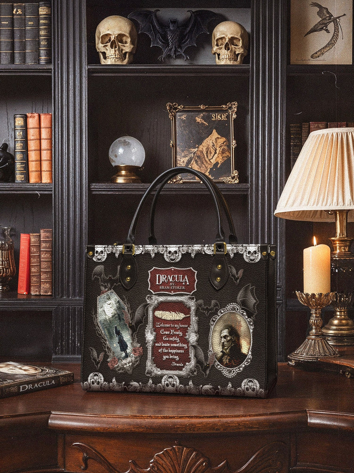 "The Dracula" Leather Handbag