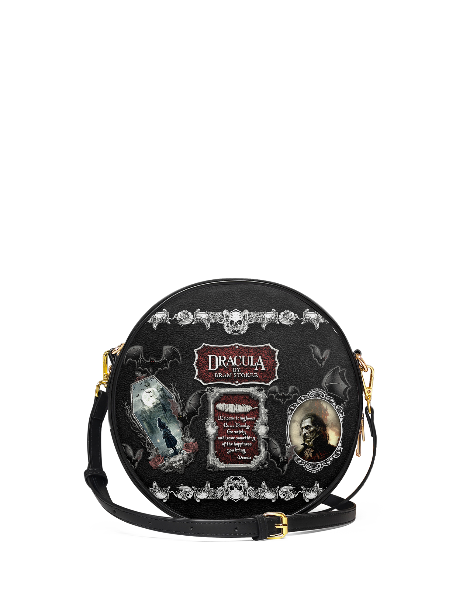 "The Dracula" Circle Crossbody Bag